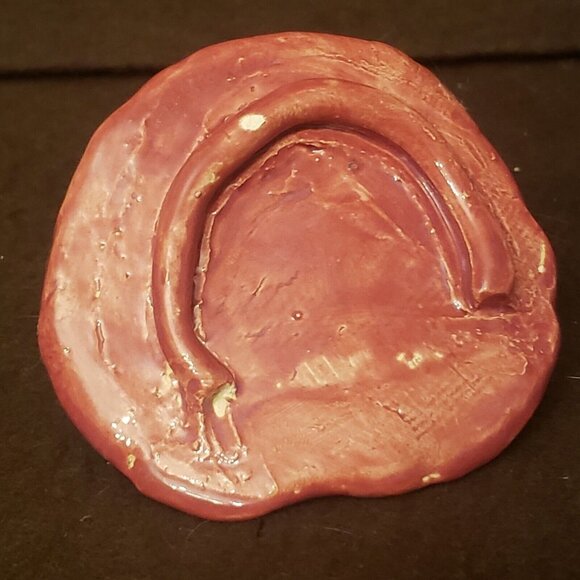 Handmade Hand Thrown Stoneware Ceramic Glazed Kitsch Golfer Figurine Buck Tooth - Picture 9 of 16